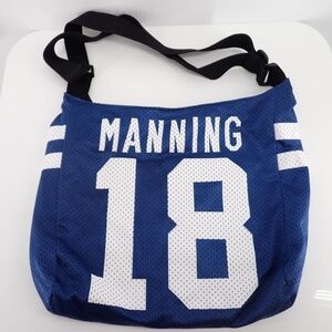 Peyton Manning Indianapolis Colts NFL Football Jersey Blue Tote Bag Purse New